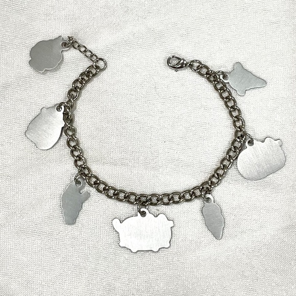 RARE Pusheen Pastel Desserts Sweet Treat Charm Bracelet Kawaii Cat Ice Cream - Picture 6 of 6